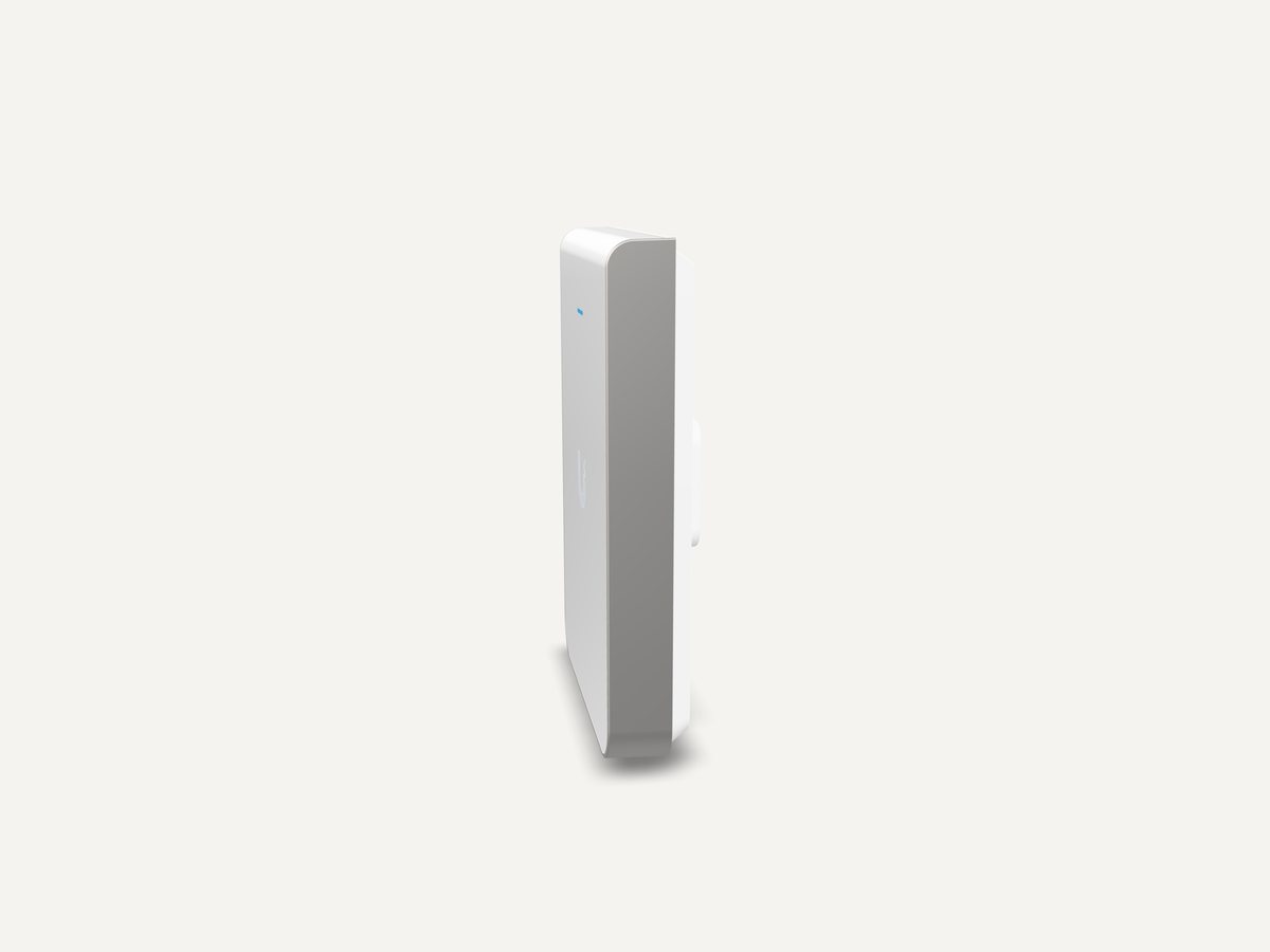 Wit access point van UniFi voor in de wand, productfoto